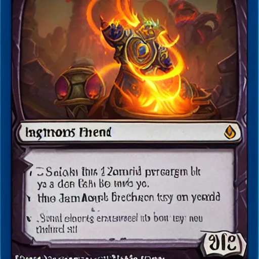 Image similar to new hearthstone card reveal