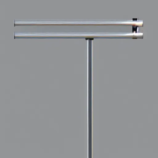 Image similar to cylindrical metal shaft, technical, volumetric lighting