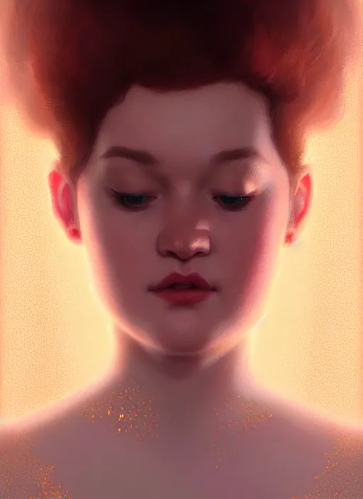 Image similar to portrait of shannon purser, intricate, elegant, glowing lights, highly detailed, digital painting, artstation, concept art, smooth, sharp focus, illustration, art by wlop, mars ravelo and greg rutkowski