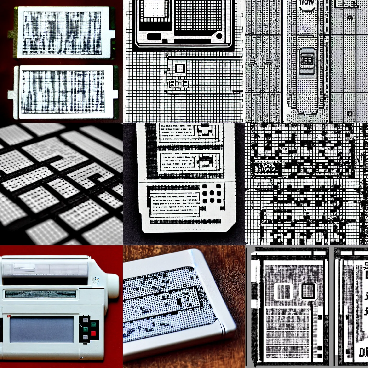 Prompt: Secrets printed on a game boy dot matrix printer