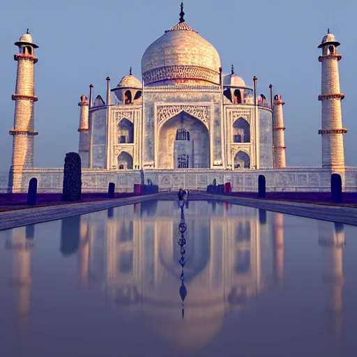 Image similar to the taj mahal made ot of cheese, 8k photorealism, extremly detailed, trending on artstation