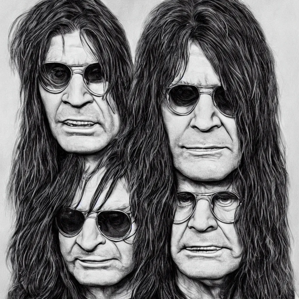 Prompt: detailed portrait of Ozzy Osbourne,