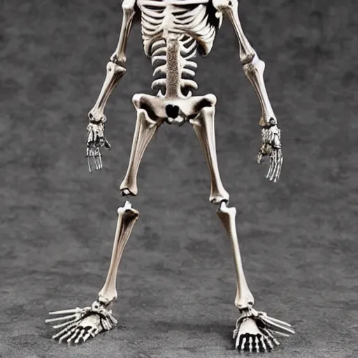 Prompt: manga skeleton, anime full color skeleton in metal armor, skeletal figure, junji ito styke berserk,