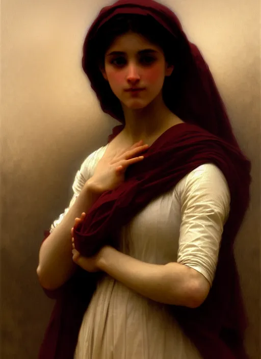 Prompt: most beautiful thing in the world by william - adolphe bouguereau, john singer sargent, digital painting, artstation, concept art, smooth, sharp focus, warm lighting,