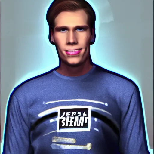 Prompt: jerma 9 8 5 from twitch