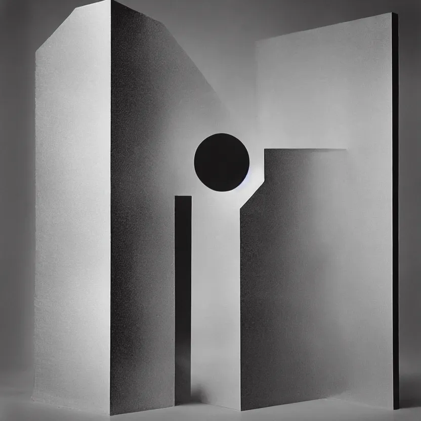 Image similar to an impossible quantum readymade machine by Marcel Duchamp on a pedestal, packshot, by Irving Penn and Man Ray, 4k