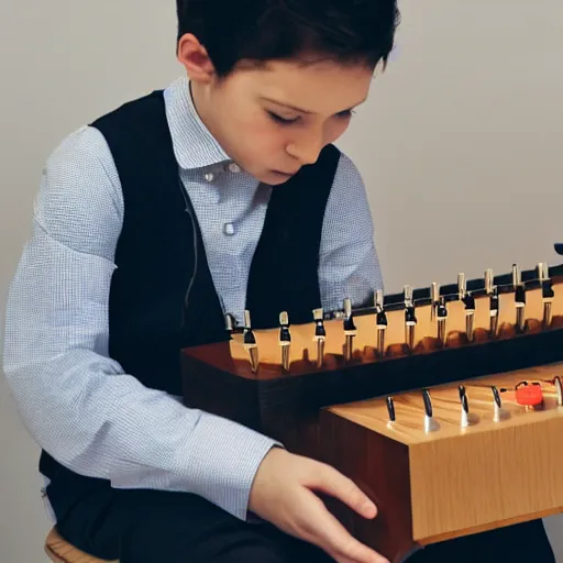 Image similar to a musical instrument that plays math instead of music