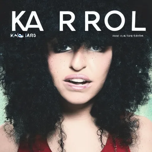 Image similar to cover art for a pop single named Karla