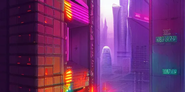 Prompt: glowing cubes, in the middle of a futuristic cyberpunk dubai city, in the art style of dan mumford and marc simonetti, atmospheric lighting, intricate, volumetric lighting, beautiful, sharp focus, ultra detailed