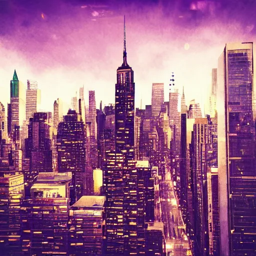 Image similar to big - l gritty nyc cityscape cyberpunk