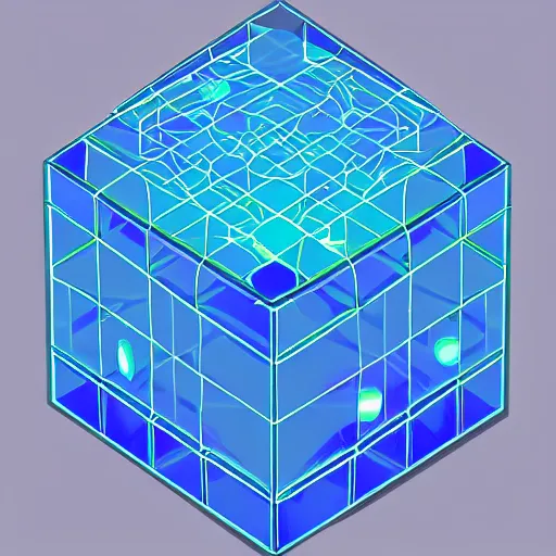 Prompt: cube in 4 dimensional space, vector graphic, outlines, grid, matlab,
