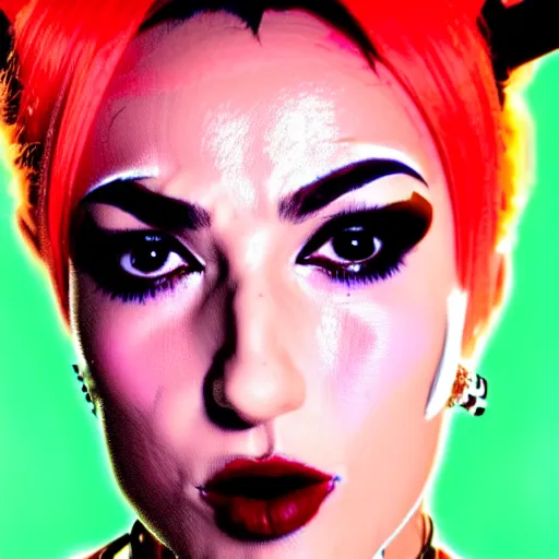 Image similar to a fotograph of jolyne kujoh from jojo's bizarre adventure, filmic, cinematographic