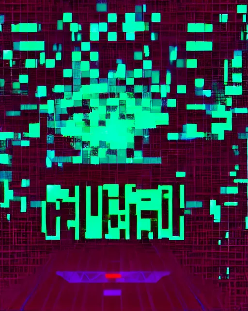 Prompt: glitchcore