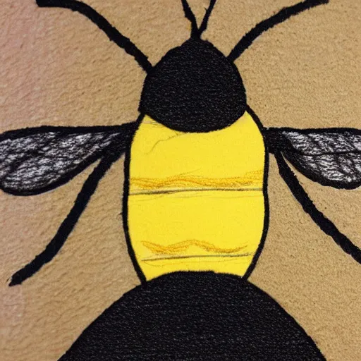 Image similar to bee using prisoner clothes