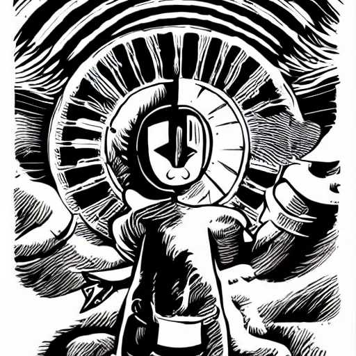 Prompt: mcbess style interstellar war