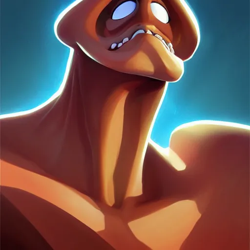 Image similar to face icon stylized minimalist earthworm jim, loftis, cory behance hd by jesper ejsing, by rhads, makoto shinkai and lois van baarle, ilya kuvshinov, rossdraws global illumination