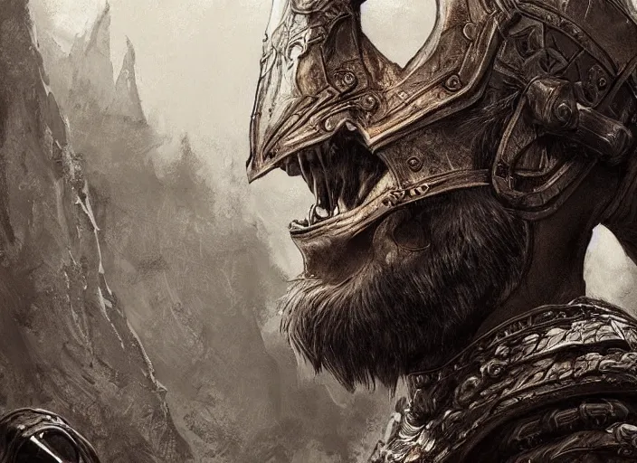 Image similar to a highly detailed skyrim portrait of a dentist, james gurney, james jean