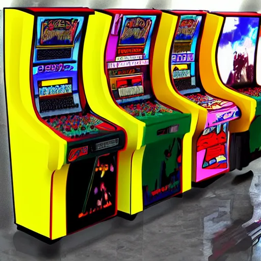 Image similar to a ddr machine with people playing it in the year 1 9 9 9 in japan, photorealistic, ultra realistic, hd, 8 k