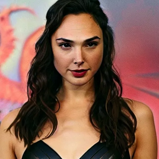 Image similar to Gal Gadot is the dragon queen