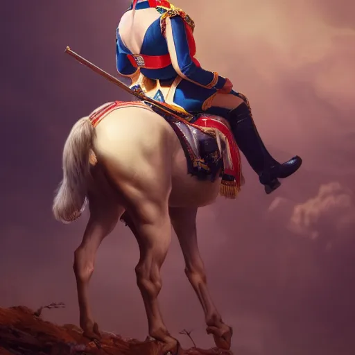Image similar to Napoleon, pinup style, realistic 4k octane beautifully detailed render, 4k post-processing, highly detailed, intricate complexity, epic composition, magical atmosphere, cinematic lighting, masterpiece, ultra hd