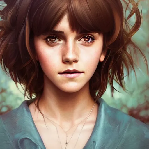 Prompt: ultra realistic illustration, emma watson as dora the explorer anime, intricate, elegant, highly detailed, digital painting, artstation, concept art, smooth, sharp focus, illustration, art by artgerm and greg rutkowski and alphonse mucha and wlop