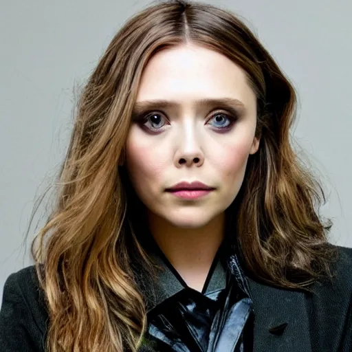 Prompt: cyberpunk elizabeth olsen