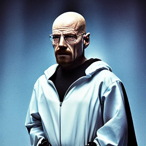 Prompt: Walter White Sith Lord, photo 4k