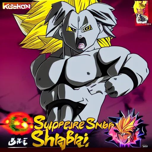 Prompt: koala shinobi as super saiyan