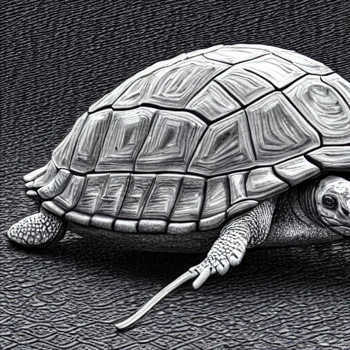 How to draw a Galapagos tortoise tutorial