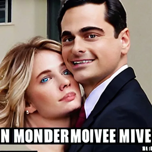 Image similar to modern romance movie with ben shapiro