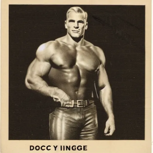 Prompt: vintage photo of doc savage