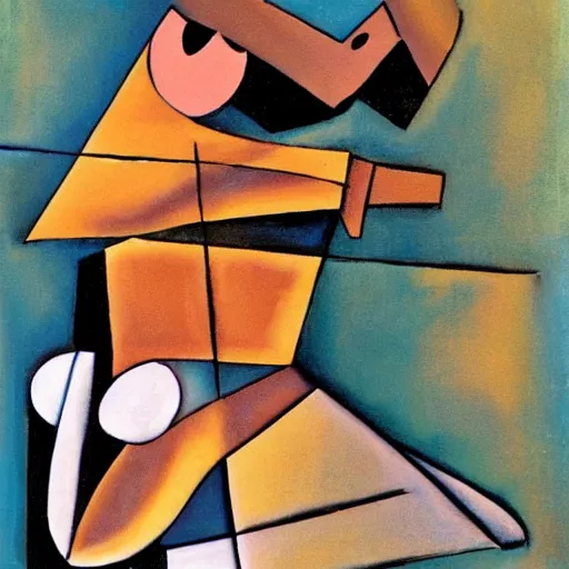 Image similar to ballet dancer cubist