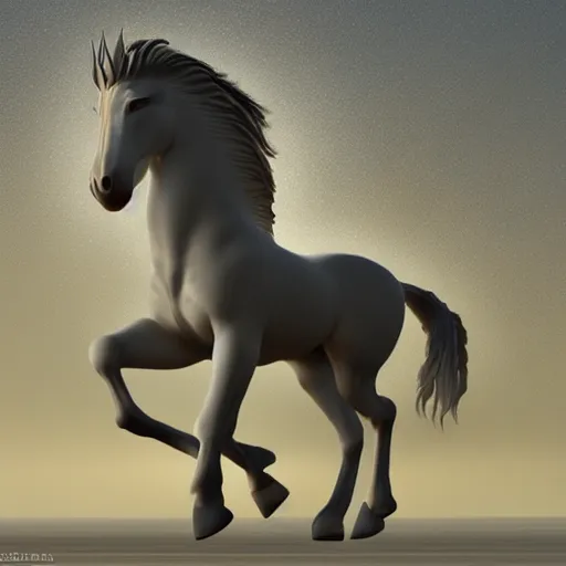 Image similar to the mythical Pegasus, photorealistic, 4k