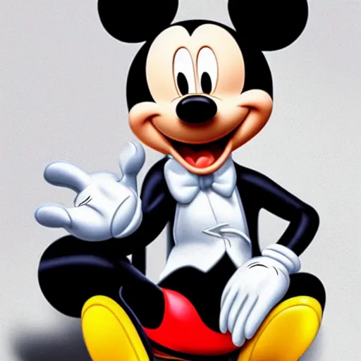 Prompt: Tom hanks as Mickey Mouse