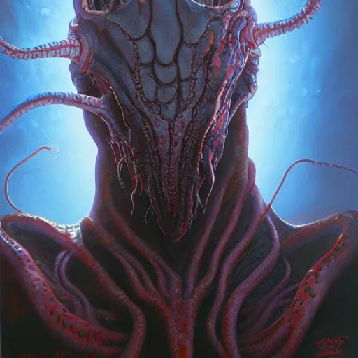 Prompt: a ultradetailed painting of mind flayer by ustin Gerard and Jim Burns trending on artstation , 4k