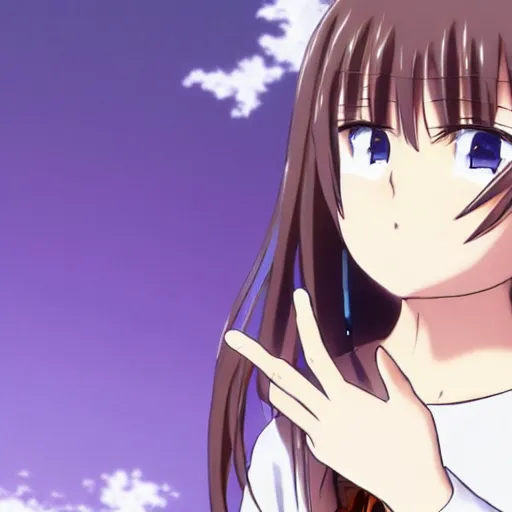 Image similar to anime girl beatboxing, anime style, beautiful, sharp focus, extremely detailed