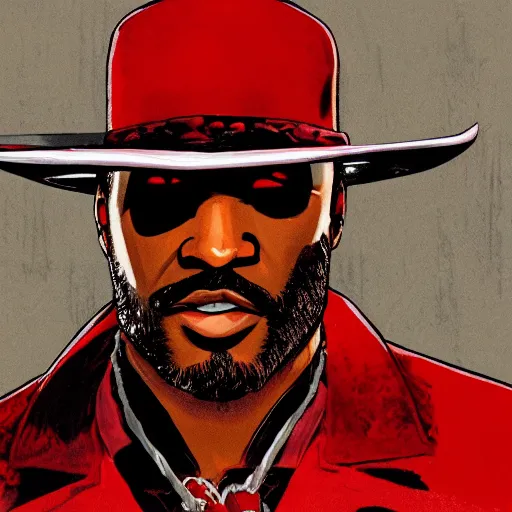 Image similar to Ghostface in red dead redemption 2 4K detail