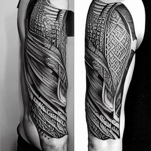 Venetian Tattoo Gathering  Tattoos  Body Part Arm Sleeve  Color Fractal  Tattoo
