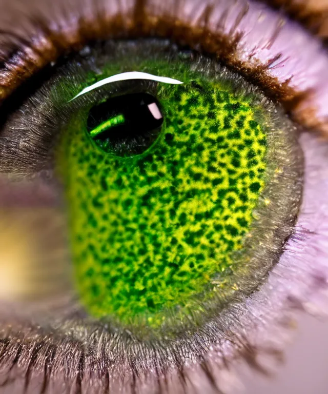 Image similar to close up of a green eye iris, electrical sparks, macro lens, 7 0 mm, highly detailed