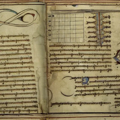 Image similar to voynich manuscript, detailed plans for annihilating god