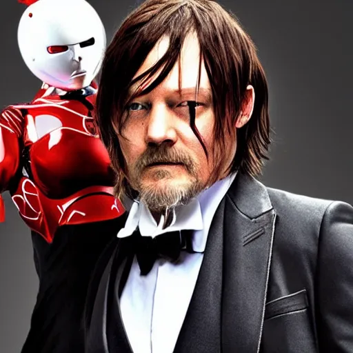 Image similar to Norman Reedus as... Dr. Robotnik