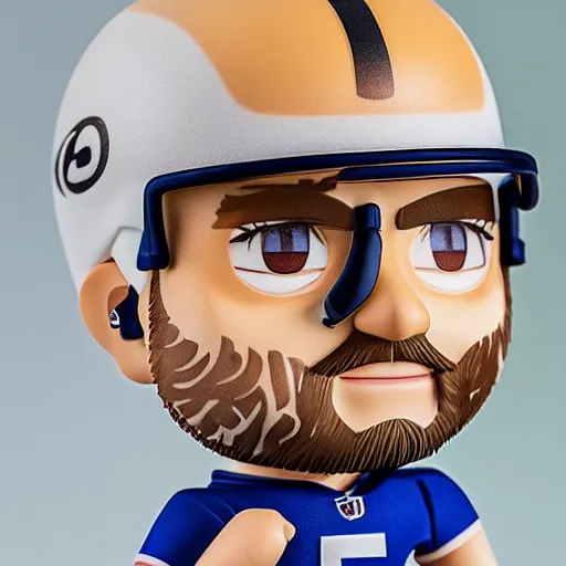 Image similar to Joe Burrow nendoroid, 4k product photography