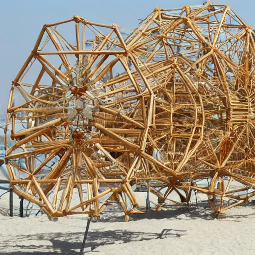 Image similar to strandbeest