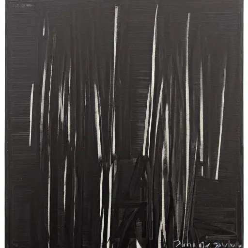 Prompt: Obscure by Pierre Soulages