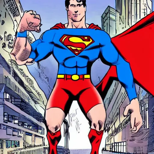 Prompt: Jeff bezos versus Superman