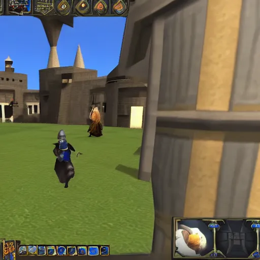 Image similar to runescape in the style of police bodycam footage