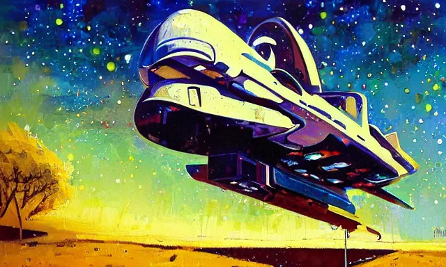 Prompt: spaceship, eric gagnon