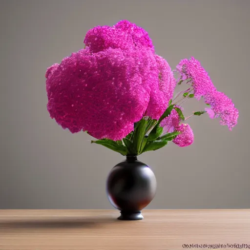 Image similar to a photo of 8k Ikebana in flower vase, full body, wide angle, sony a7r3, ultra detail, photorealistic, in simple background