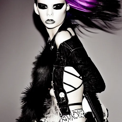 Image similar to Punk girl by Mario Testino