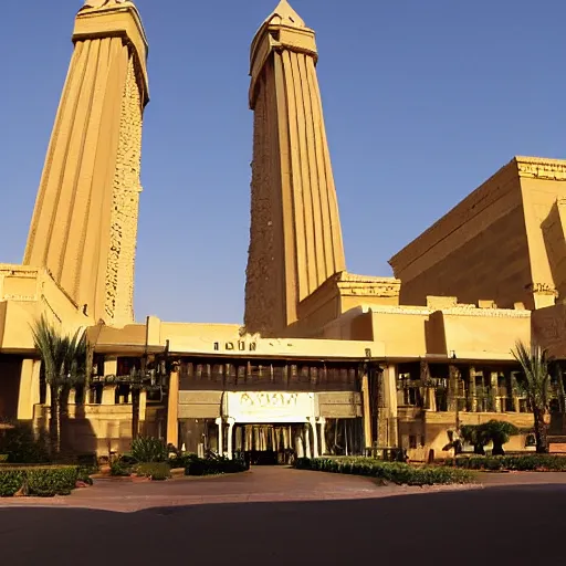 Image similar to The luxor casino in cairo